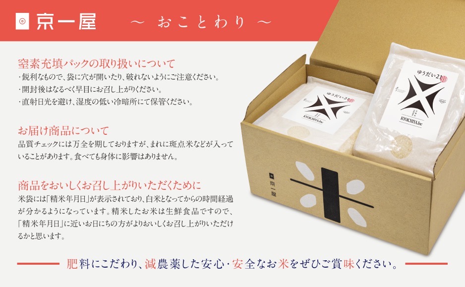 京都府京田辺市産 京と米 ゆうだい21 4kg (2kg×2袋) R7年度産 お米 米 こめ コメ 精米 白米 ごはん ご飯 弁当 おにぎり 真空 長期保存 防災 京田辺市 京都府 kt2026