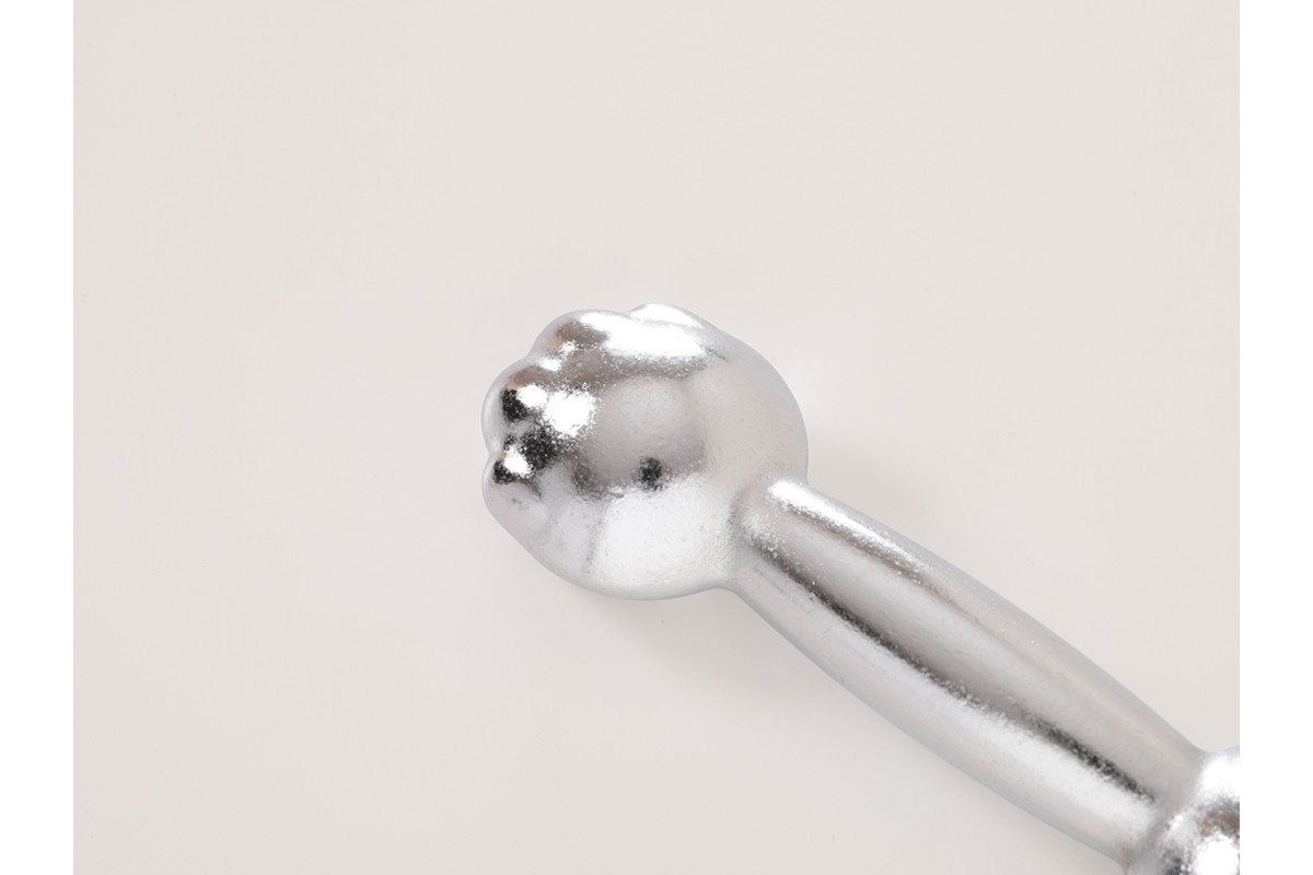 にゃんべる（猫の手＋ダンベル） 1kｇメッキ