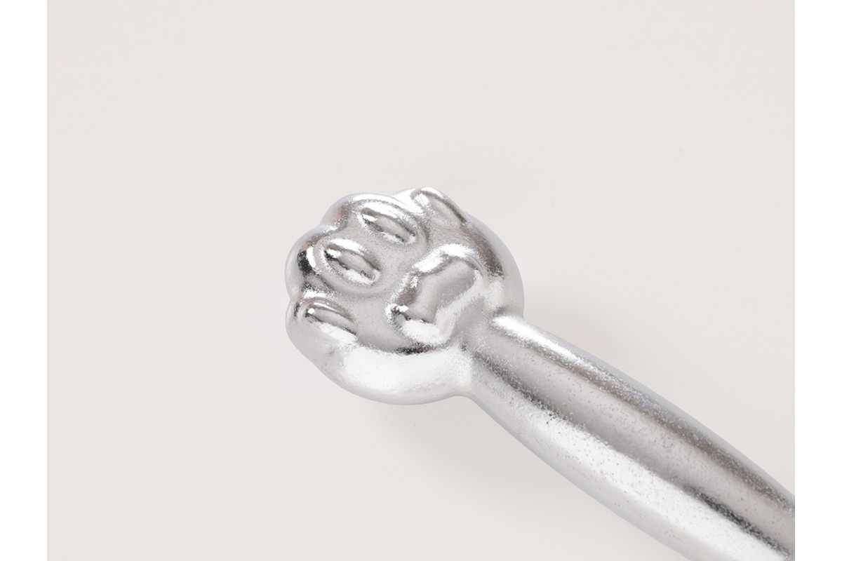 にゃんべる（猫の手＋ダンベル） 1kｇメッキ