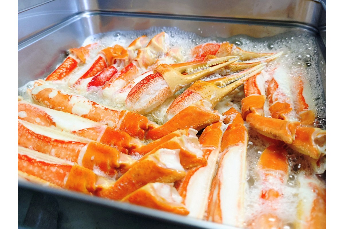 ズワイガニのかんかん焼きで楽しむ豪快ＢＢＱ気分 １ｋｇ／北畿水産
