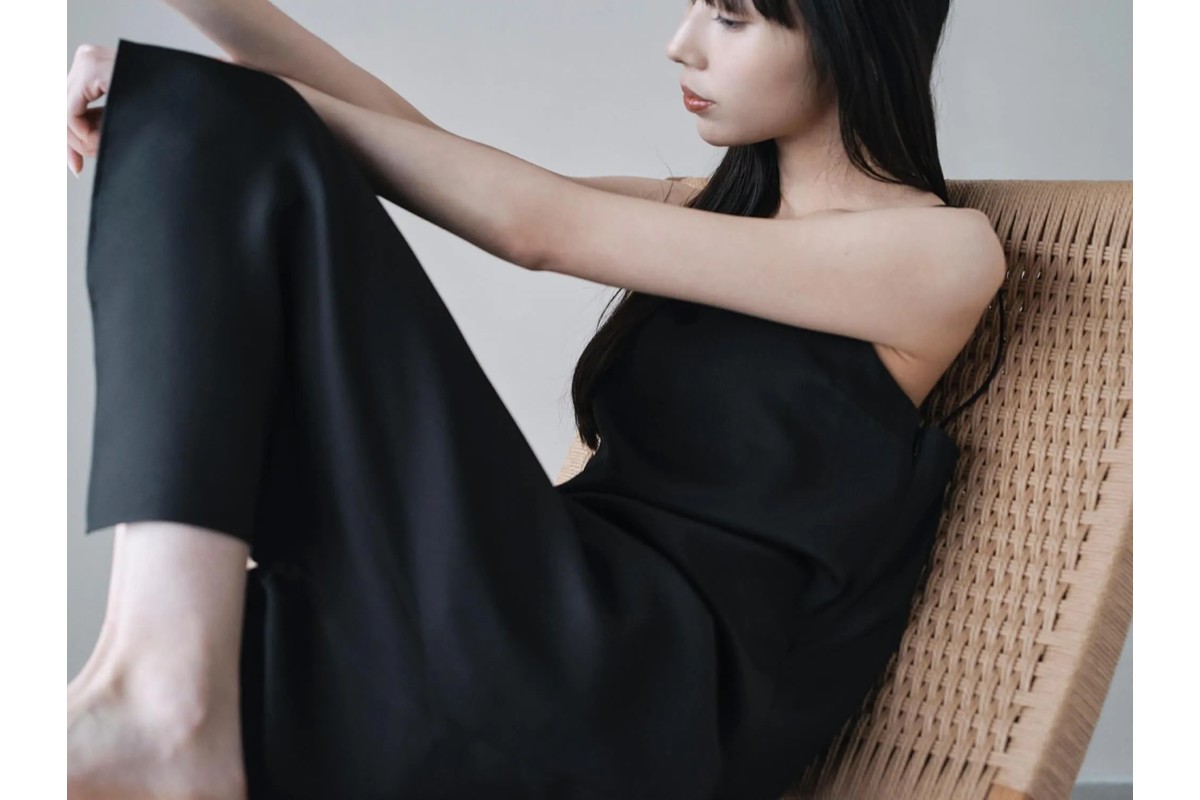 シルクサテンキャミドレス（黒） キャミドレス ドレス シルク 高品質 丹後ちりめん インナー ファッション