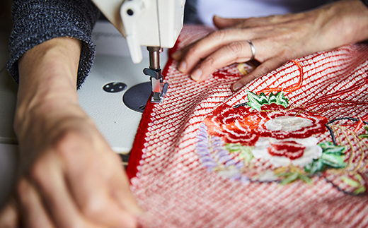 思い出を形に　着物リメイク「ブランケット」を作る　リメイク ブランケット 敬老の日 母の日 誕生日 プレゼント 着物 小物リメイク 再利用 手作り