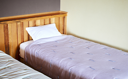 天然繊維　手作り　近江手引き真綿　肌掛ふとん