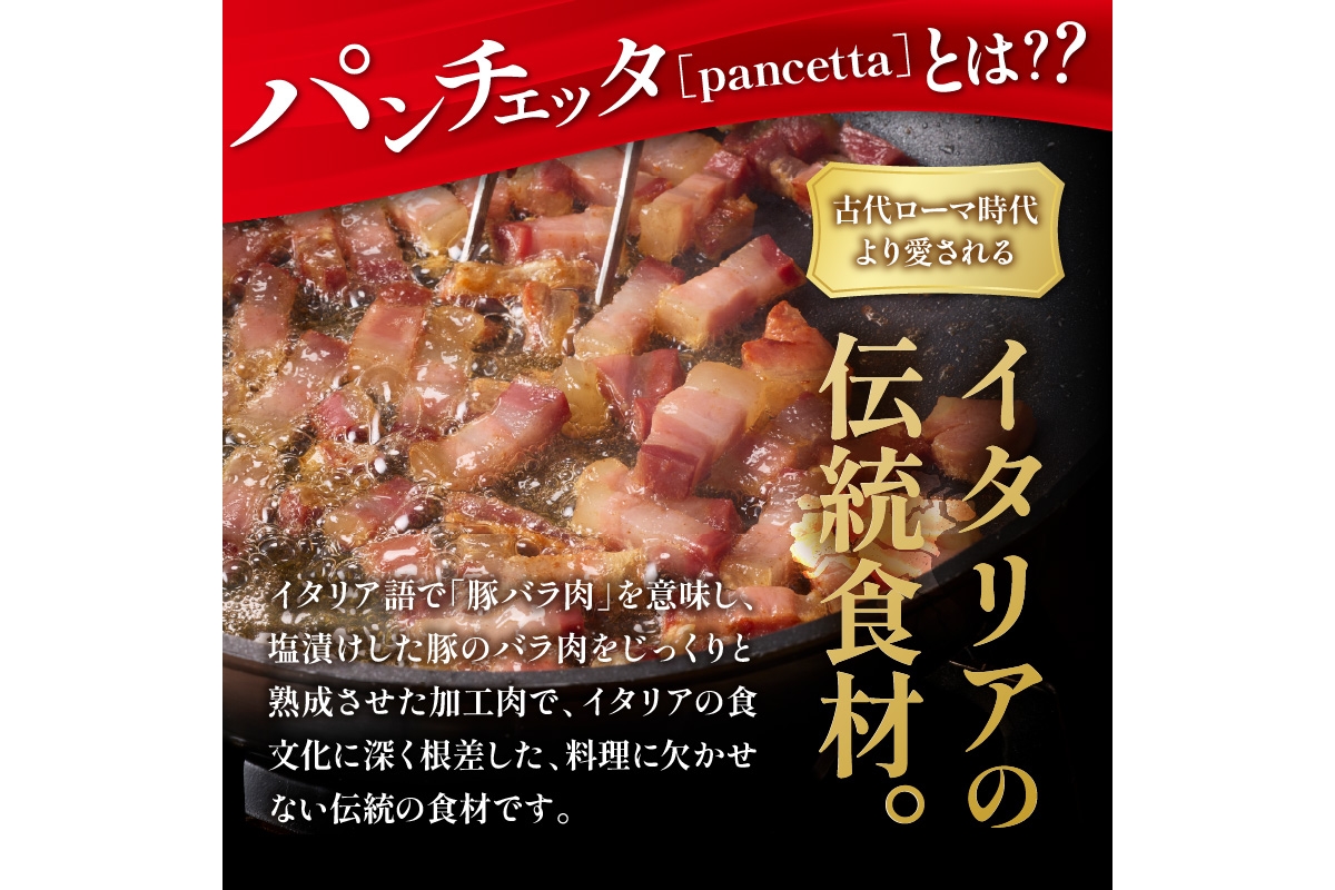 パンチェッタブロック（豚バラ肉の塩漬け）　約200g×4袋 ふるさと納税 豚肉 塩漬け ふるさと納税 ベーコン ふるさと納税 パンチェッタ 豚バラ 塩漬け スペイン料理