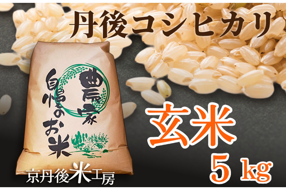2025年産　京丹後産コシヒカリ 玄米5kg ふるさと納税 米 お米 ご飯 ごはん コシヒカリ 国産 こめ ごはん 京都産 こしひかり 農家応援 生産者応援 送料無料