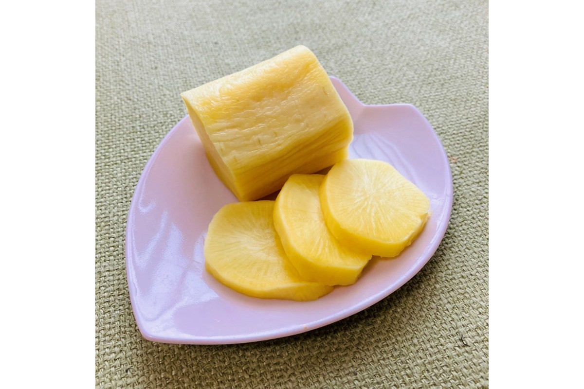 農家自家製 やさし味たくあん（漬物） 2本