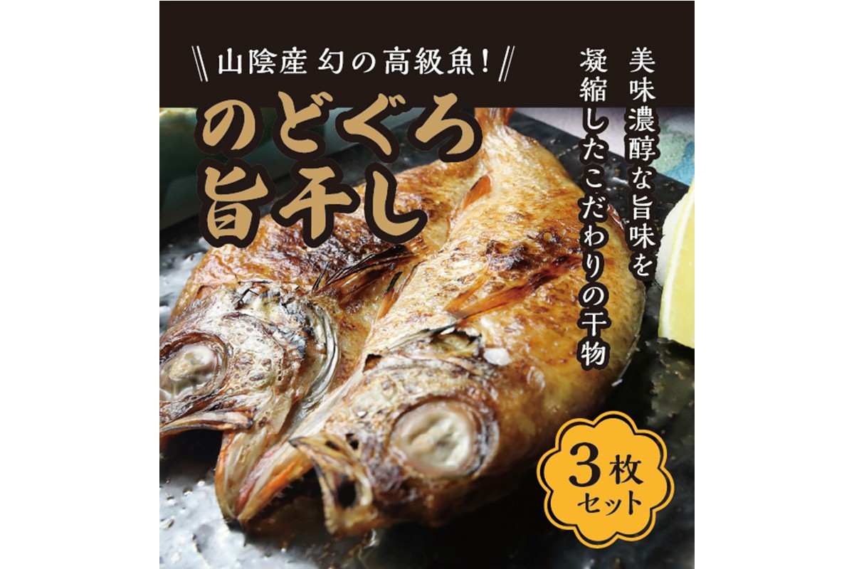丹後ひもの屋自家製干物「旨干しノドグロの一夜干し」250ｇ～300ｇ級　3尾　漁師町の味！ 干物 のどぐろ 一夜干し ふるさと納税 干物 自家製 アカムツ