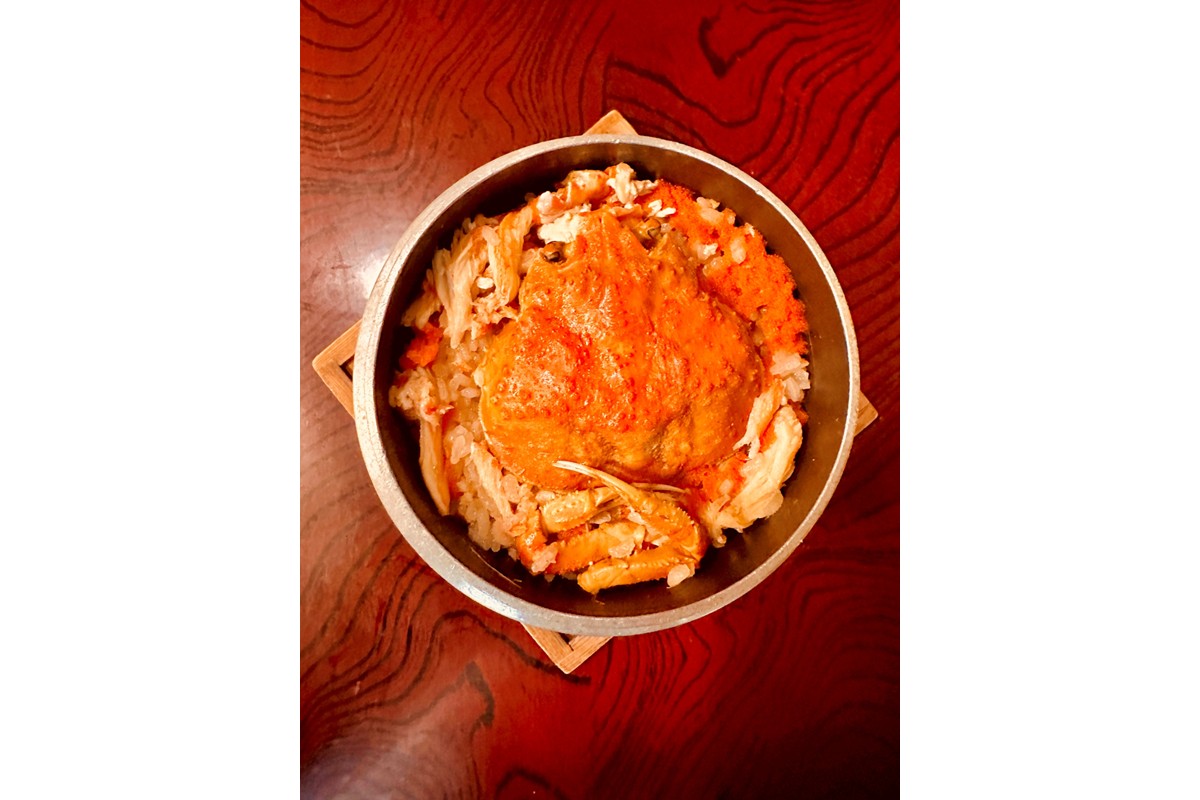 板前仕立て 勢子ガニの甲羅盛り 3個