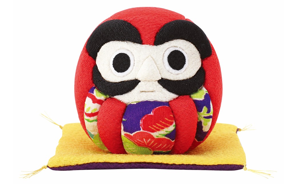 木目込み人形　　　吉祥ダルマ 工芸品 和雑貨 インテリア ダルマ 願掛け 木目込み人形