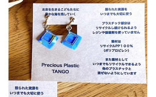 Precious Plastic イヤリング