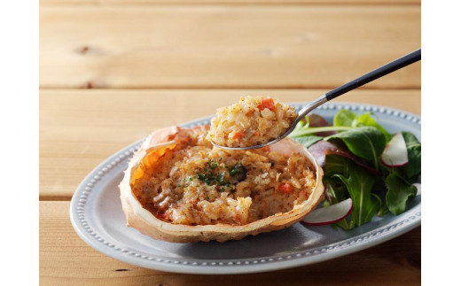 コッペ蟹リゾット