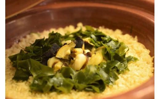 サザエとハバの御飯セット