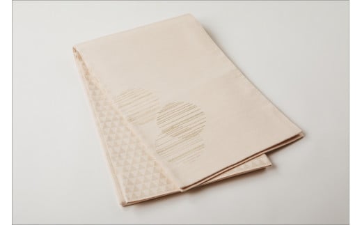 丹後の藤布　京袋帯「古代藤糸丸重文」　ピンク