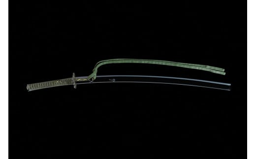 オーダーメイドの日本刀（刀：長さ76cm程度）拵付き 装飾　鞘　鍔