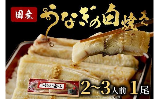 うなぎの白焼き2~3人前(1尾)