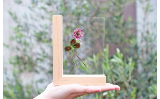 【ふるさと納税/職人手作り】縦横兼用で便利　おしゃれな無垢の木のフォトフレーム L版