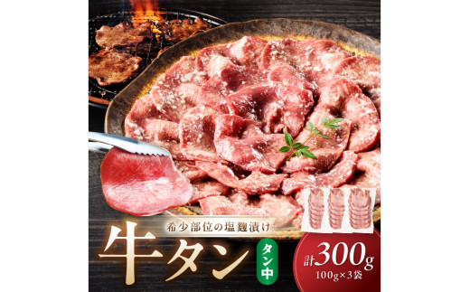 牛タン（塩?漬け） 1パック100ｇ×3袋