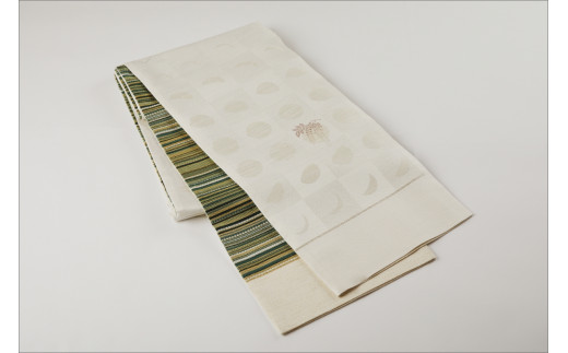 丹後帯　袋帯「ユイタン」　緑