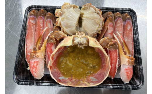 焼き蟹セット（本ズワイガニ900g～1kg×1杯分／蟹味噌付き・カニだし付き）