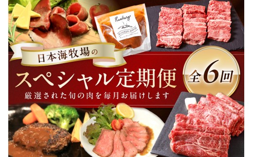 日本海牧場のスペシャル定期便 全6回
