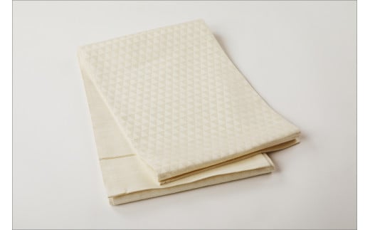 丹後の藤布　京袋帯「古代藤糸丸重文」　白