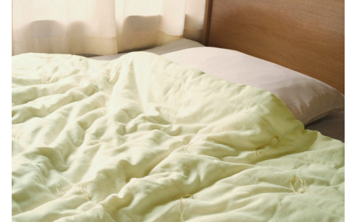 天然繊維 手作り オーガニックコットン 肌掛布団【セミダブル】