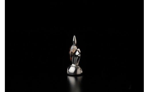 匠チェス（18-Pawn 黒1体）歩兵（Pawn かきつばた、菊）