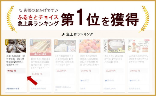 京都・久美浜産　殻付き牡蠣　2kg（20個前後）【加熱用】牡蠣ナイフ付　人気 国産 正規品 大粒 肉厚 養殖牡蠣 牡蠣 牡蛎 かき 海鮮 貝 海のミルク 殻付き