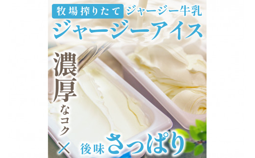 丹後ジャージー牧場直送！搾りたてジャージー牛乳から作る濃厚ミルクのジャージーアイス6個セット