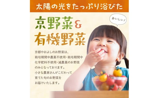 有機野菜・京野菜の『京都やおよし』のお野菜＆平飼玉子10個の詰め合わせ
