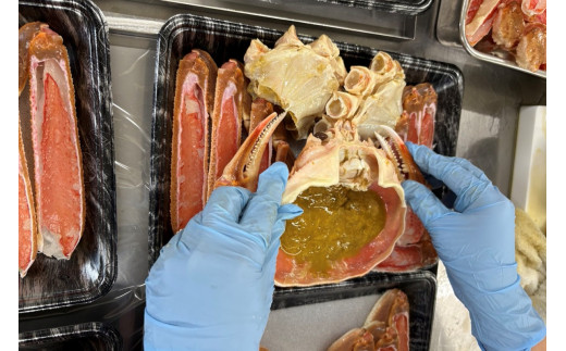 焼き蟹セット（本ズワイガニ500g～600g×2杯分／蟹味噌付き・カニだし付き）