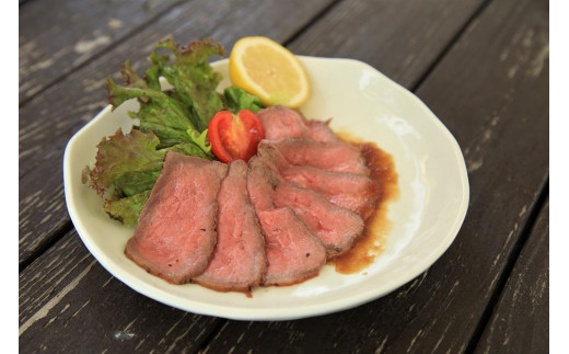 日本海牧場のローストビーフ（1袋）と日本海牧場の【牛生ハム】ブレザオラ（5袋）セット