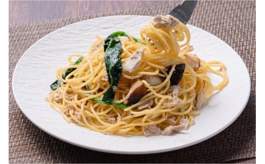 「カニ屋が作る 海のパスタ」 海香る シビマグロの和風ペペロンチーノ 5皿セット