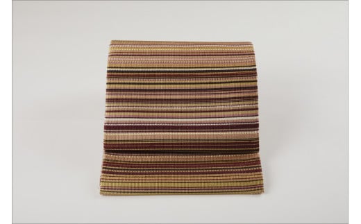 丹後帯　袋帯「ユイタン」　紫ピンク