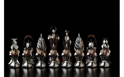 匠チェス（10-Knight 黒1体）騎馬（鳳凰）※鳳凰の頭が左