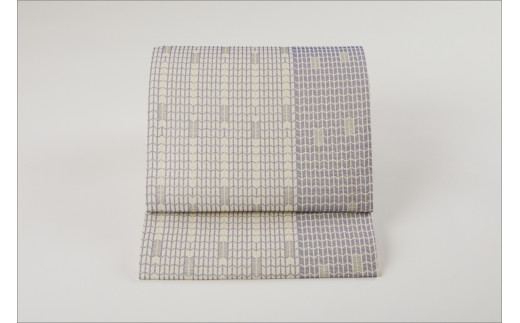 丹後帯　京袋帯「三椏古事記文」