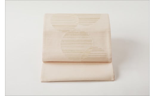 丹後の藤布　京袋帯「古代藤糸丸重文」　ピンク