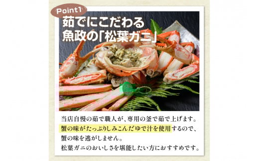 【蟹の匠 魚政】京丹後市産 未冷凍 茹で間人ガニ大善ガニ 特撰 中サイズ（800～900g）1匹(2026年1月～発送)