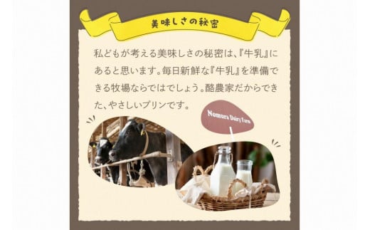 丹後の野村さんげの牧場プリンギフト（８個入り）