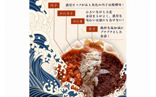 【先行予約】☆蟹の宝石箱☆ お手軽！絶品！ セイコガニ甲羅盛 2杯