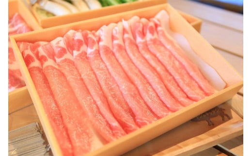 トン’sキッチン 京丹波高原豚 しゃぶしゃぶ食べ比べセット ３種 柚子胡椒 しめのそばつき