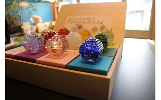 なりたい自分に変わる「手のひらガラス」（黄色）