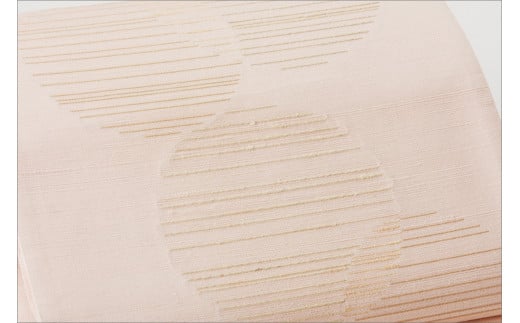 丹後の藤布　京袋帯「古代藤糸丸重文」　ピンク