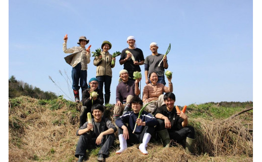 ＜てんとうむしばたけ＞オーガニック野菜セット　有機野菜6～7種(2人用)