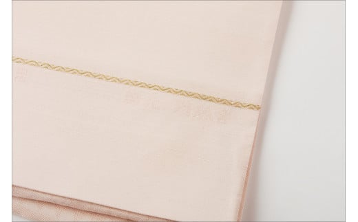 丹後の藤布　京袋帯「古代藤糸丸重文」　ピンク