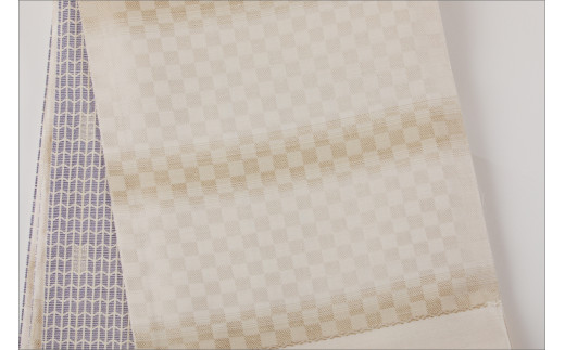 丹後帯　京袋帯「三椏古事記文」