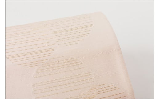 丹後の藤布　京袋帯「古代藤糸丸重文」　ピンク