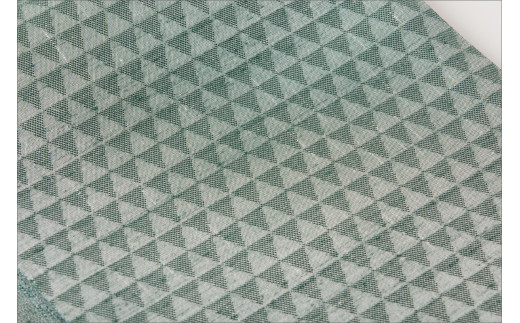 丹後の藤布　京袋帯「古代藤糸段文」　濃い青