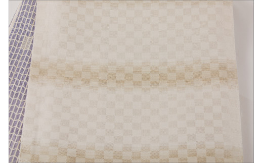 丹後帯　京袋帯「三椏古事記文」