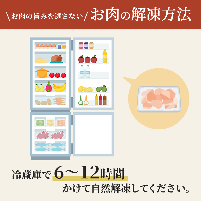 鶏肉 下味付 若どり モモ肉 切身 3.6kg (300ｇ×12パック) 鶏もも肉 お肉 鶏 肉 とりもも お弁当 惣菜 おかず 小分け 冷凍 大量 京都